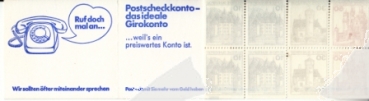 NSR MH 0021 ** - 1977 - reklama "Postscheckkonto"